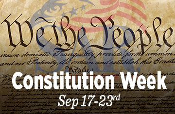 You are currently viewing Constitution Week: Honoring the Foundation of Our Nation